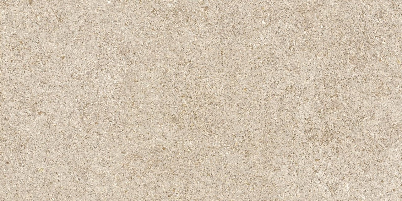 Carrelage effet Pierre Calcaire Beige Sable 60x30x0,9 cm Domella - Sol extérieur
