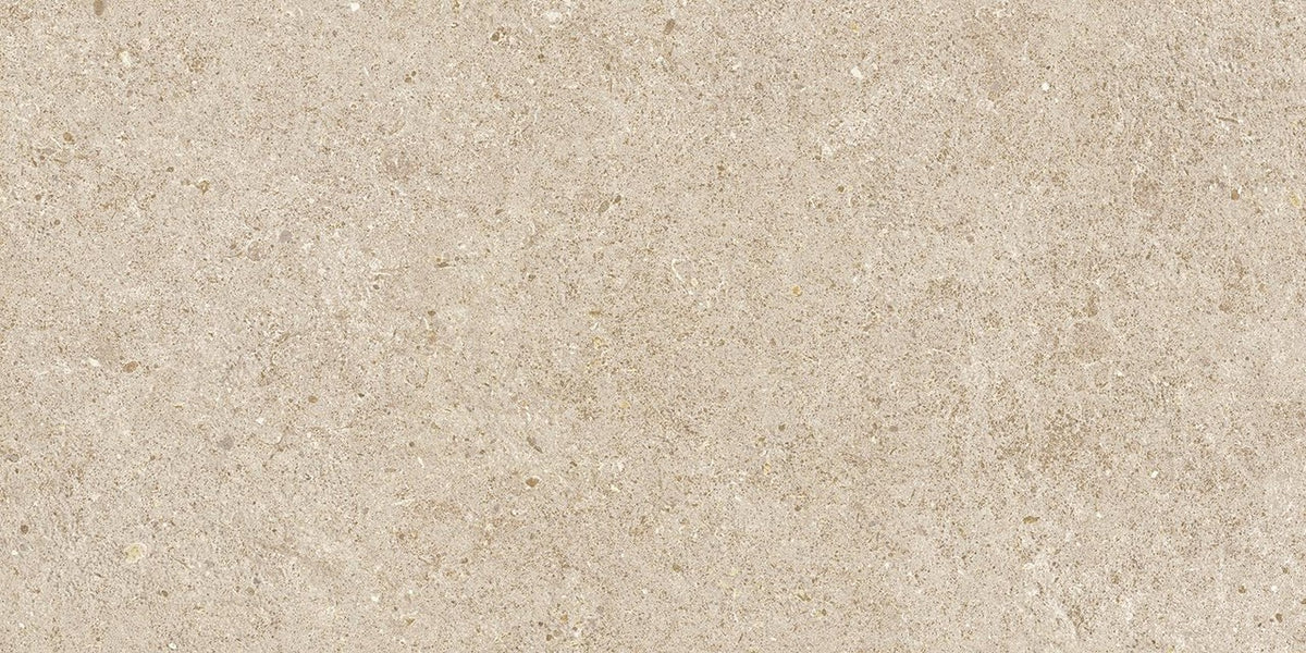 Carrelage effet Pierre Calcaire Beige Sable 60x30x0,9 cm Mat Domella - Sol et mur intérieur