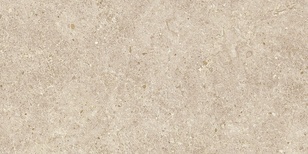 Carrelage effet Pierre Calcaire Beige Sable 60x30x0,9 cm Mat Domella - Sol et mur intérieur