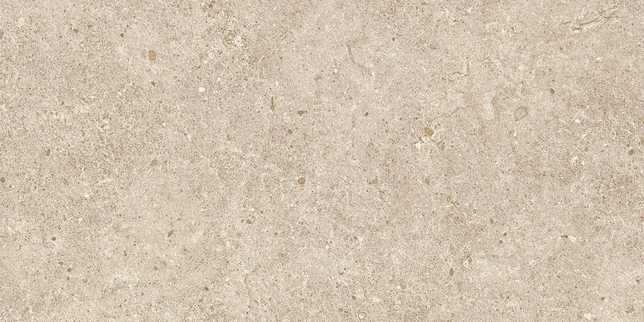 Carrelage effet Pierre Calcaire Beige Sable 60x30x0,9 cm Mat Domella - Sol et mur intérieur