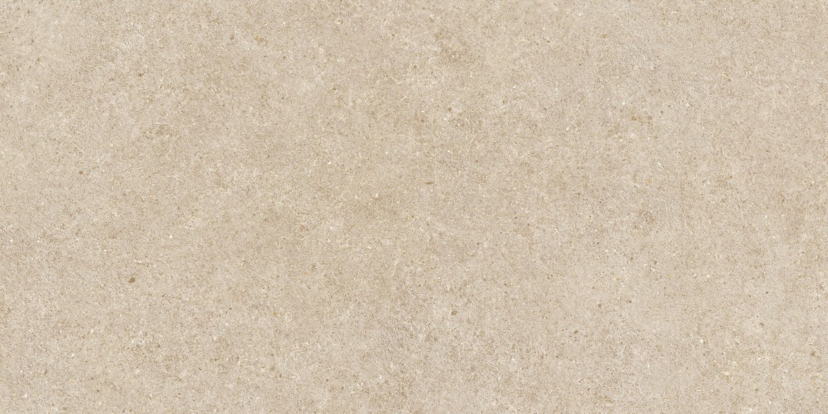 Carrelage effet Pierre Calcaire Beige Sable 120x60x2 cm Domella - Sol extérieur