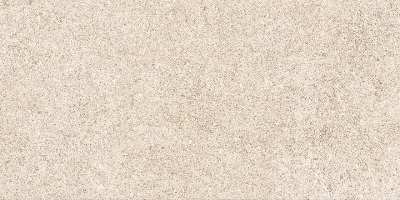 Carrelage effet Pierre Calcaire Beige Ivoire 60x30x0,9 cm Mat Domella - Sol et mur intérieur
