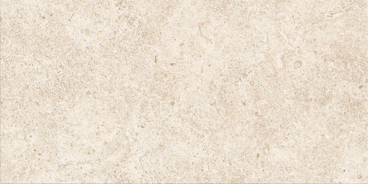 Carrelage effet Pierre Calcaire Beige Ivoire 60x30x0,9 cm Mat Domella - Sol et mur intérieur