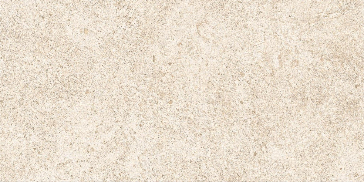 Carrelage effet Pierre Calcaire Beige Ivoire 60x30x0,9 cm Mat Domella - Sol et mur intérieur