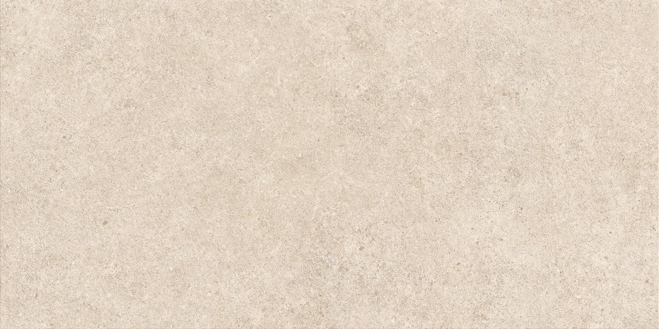 Carrelage effet Pierre Calcaire Beige Ivoire 120x60x0,9 cm Mat Domella - Sol et mur intérieur