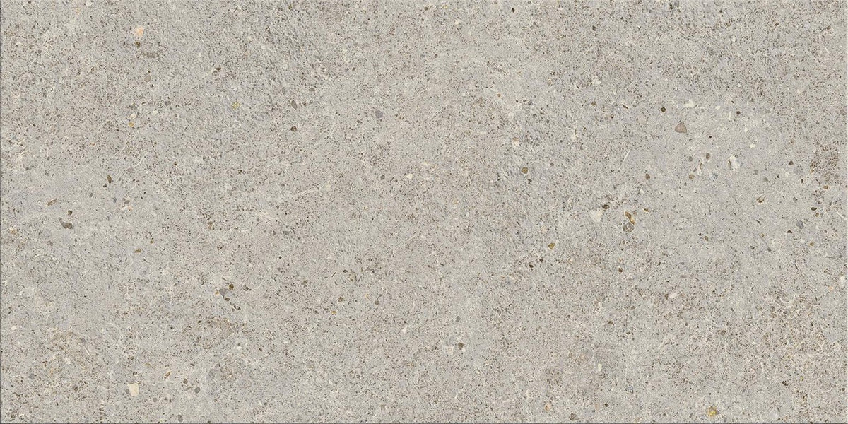 Carrelage effet Pierre Calcaire Gris Galet 60x30x0,9 cm Domella - Sol extérieur