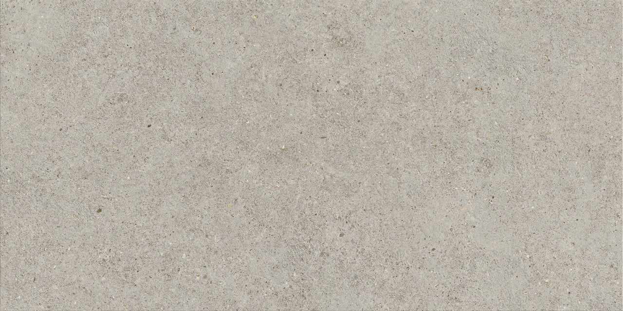 Carrelage effet Pierre Calcaire Gris Galet 120x60x0,9 cm Mat Domella - Sol et mur intérieur