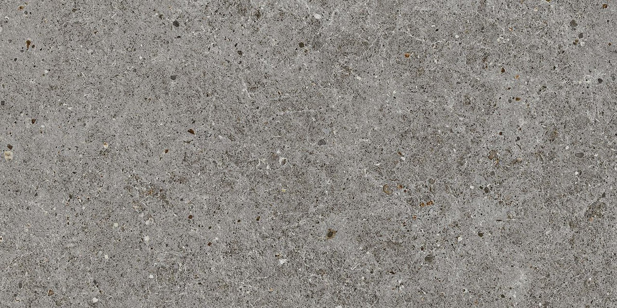 Carrelage effet Pierre Calcaire Gris Fumé 60x30x0,9 cm Domella - Sol extérieur