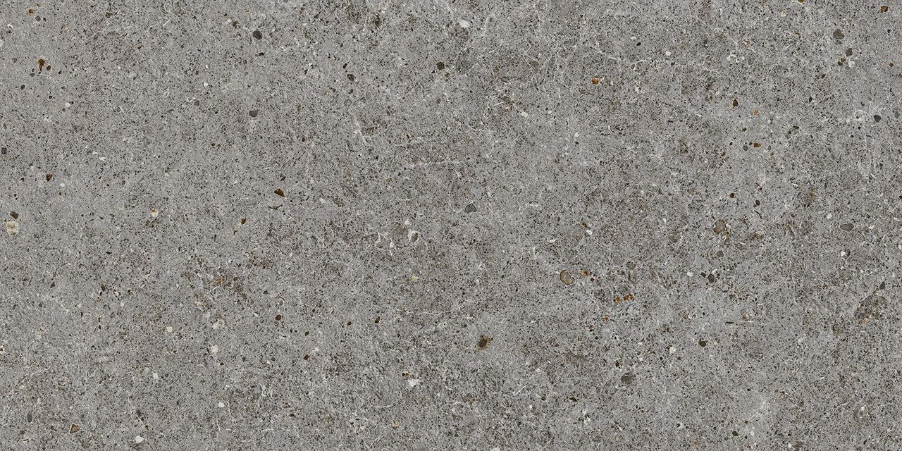 Carrelage effet Pierre Calcaire Gris Fumé 60x30x0,9 cm Mat Domella - Sol et mur intérieur