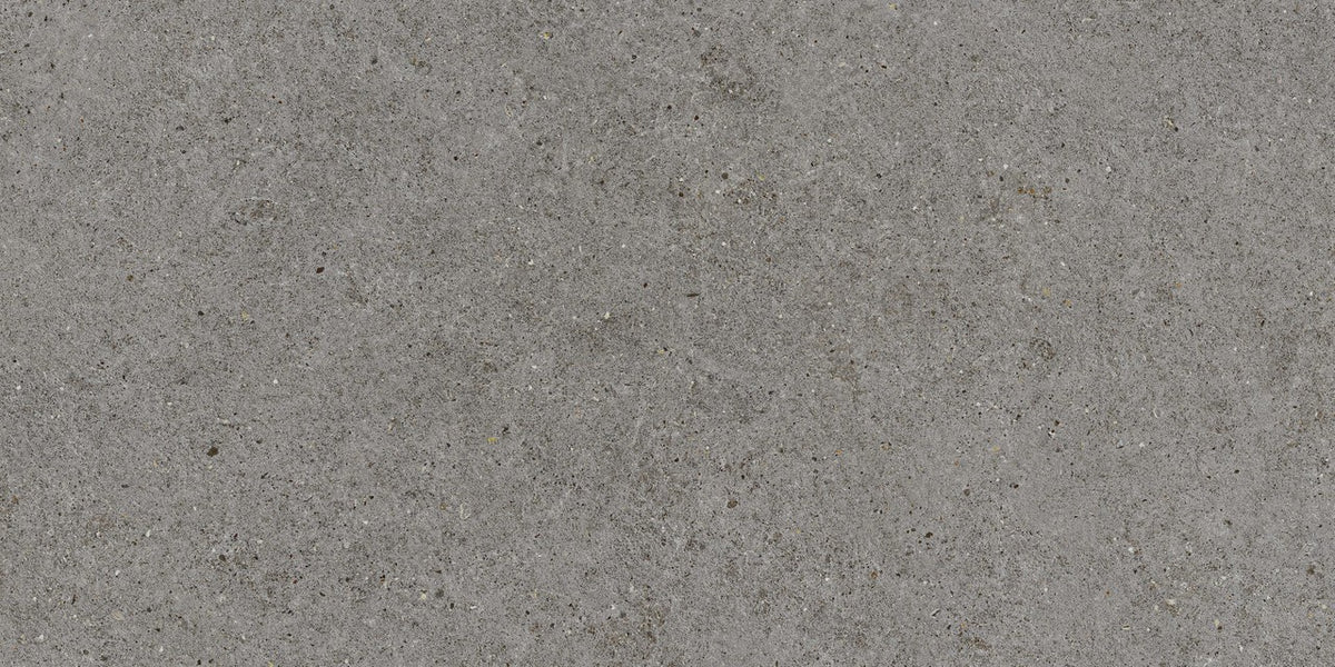 Carrelage effet Pierre Calcaire Gris Fumé 120x60x0,9 cm Mat Domella - Sol et mur intérieur