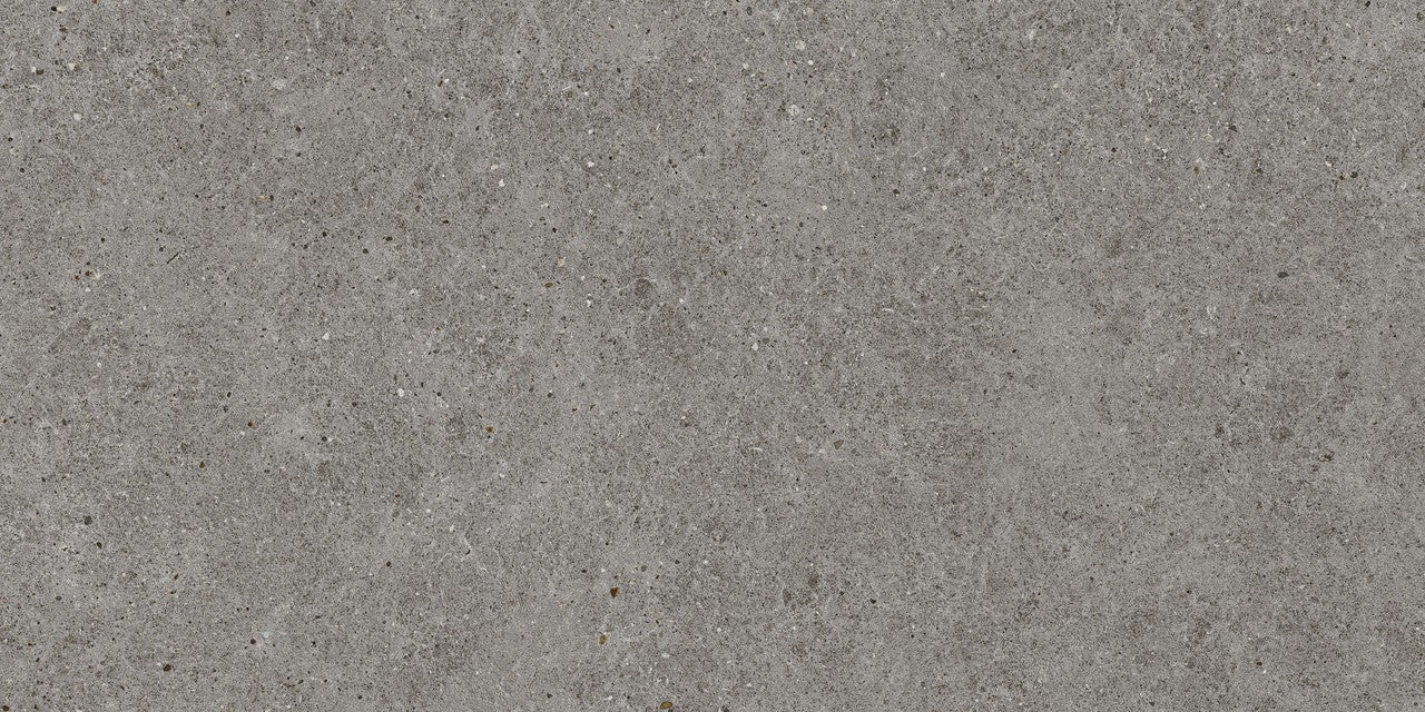 Carrelage effet Pierre Calcaire Gris Fumé 120x60x2 cm Domella - Sol extérieur