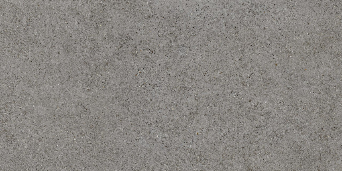 Carrelage effet Pierre Calcaire Gris Fumé 120x60x2 cm Domella - Sol extérieur