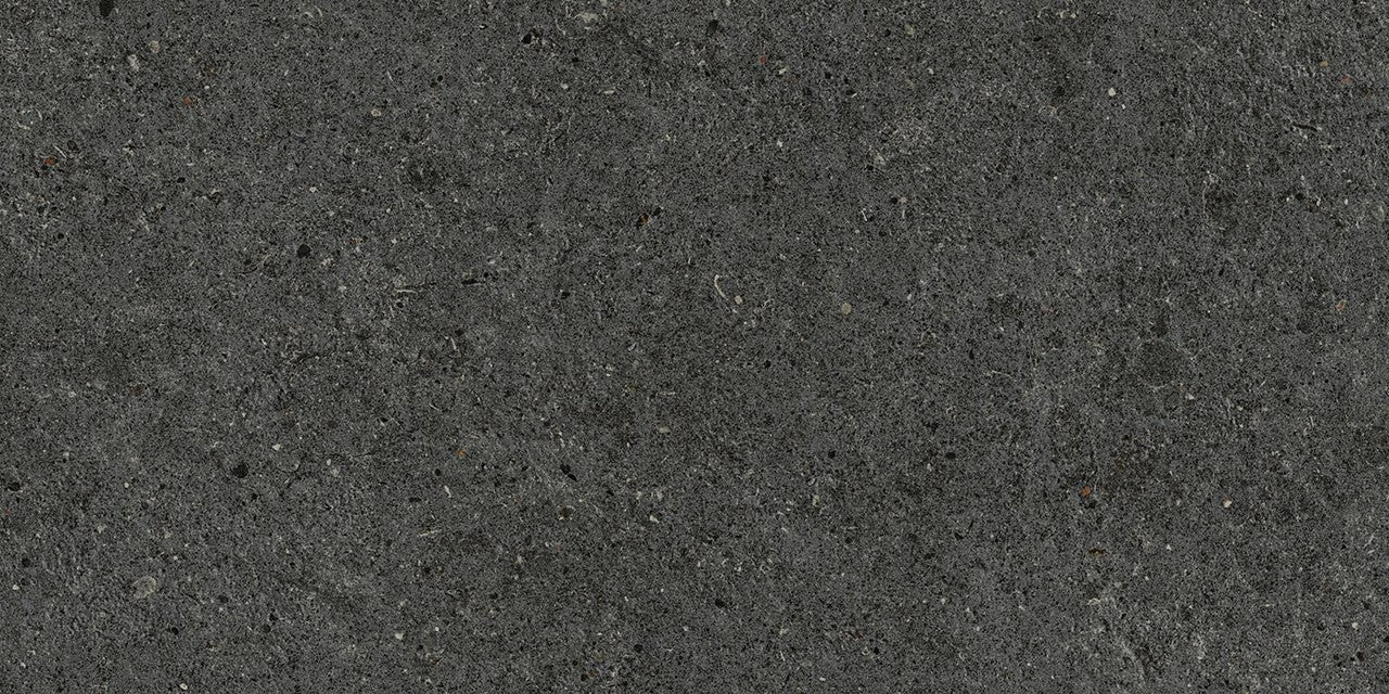 Carrelage effet Pierre Calcaire Gris Carbone 60x30x0,9 cm Mat Domella - Sol et mur intérieur