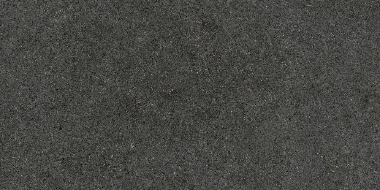 Carrelage effet Pierre Calcaire Gris Carbone 120x60x2 cm Domella - Sol extérieur