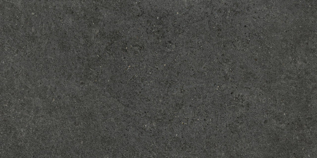 Carrelage effet Pierre Calcaire Gris Carbone 120x60x2 cm Domella - Sol extérieur