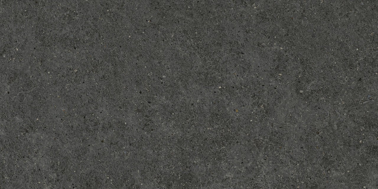 Carrelage effet Pierre Calcaire Gris Carbone 120x60x0,9 cm Domella - Sol extérieur