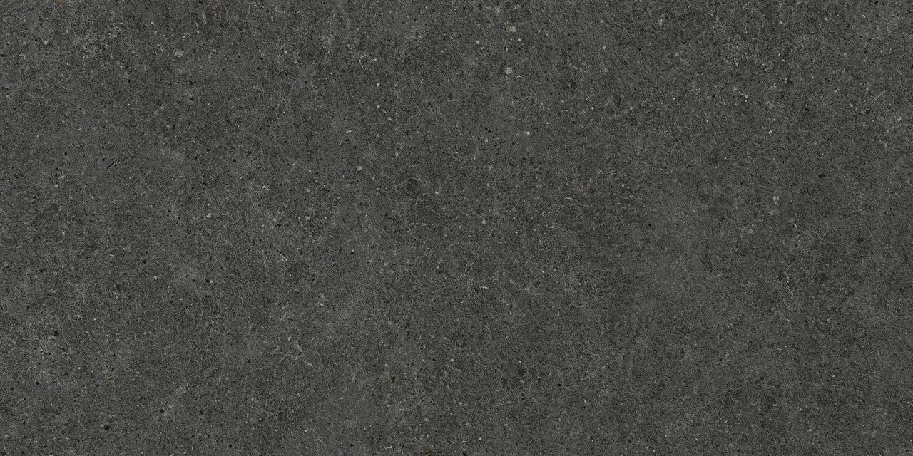 Carrelage effet Pierre Calcaire Gris Carbone 120x60x0,9 cm Mat Domella - Sol et mur intérieur