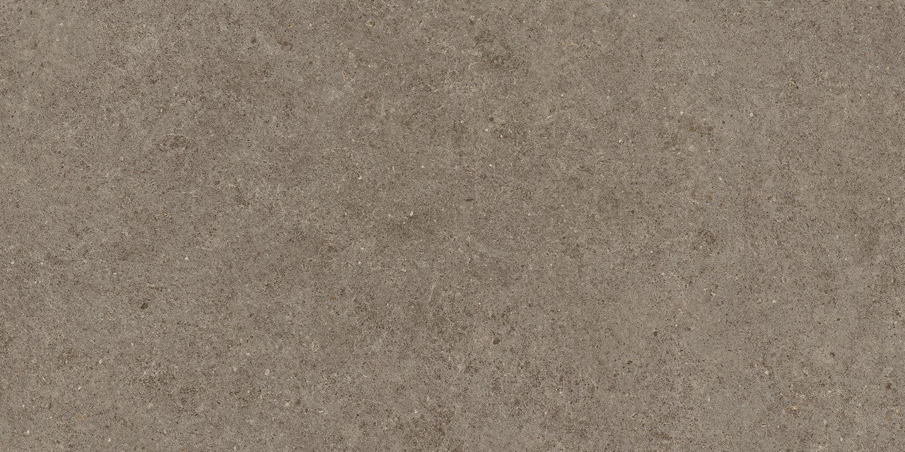 Carrelage effet Pierre Calcaire Gris Taupe 120x60x0,9 cm Mat Domella - Sol et mur intérieur