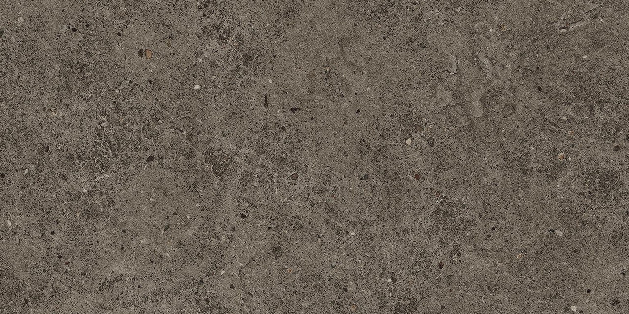 Carrelage effet Pierre Calcaire Gris Terre 60x30x0,9 cm Mat Domella - Sol et mur intérieur