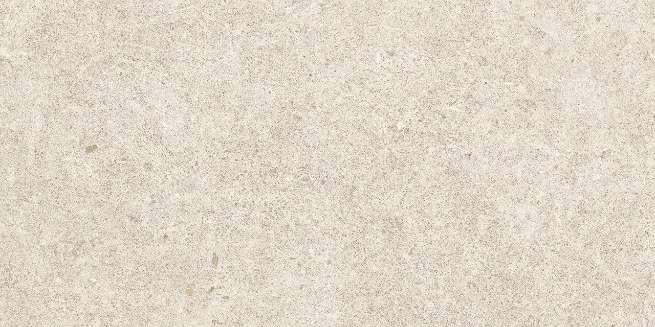Carrelage effet Pierre Calcaire Blanc Craie 60x30x0,9 cm Domella - Sol extérieur