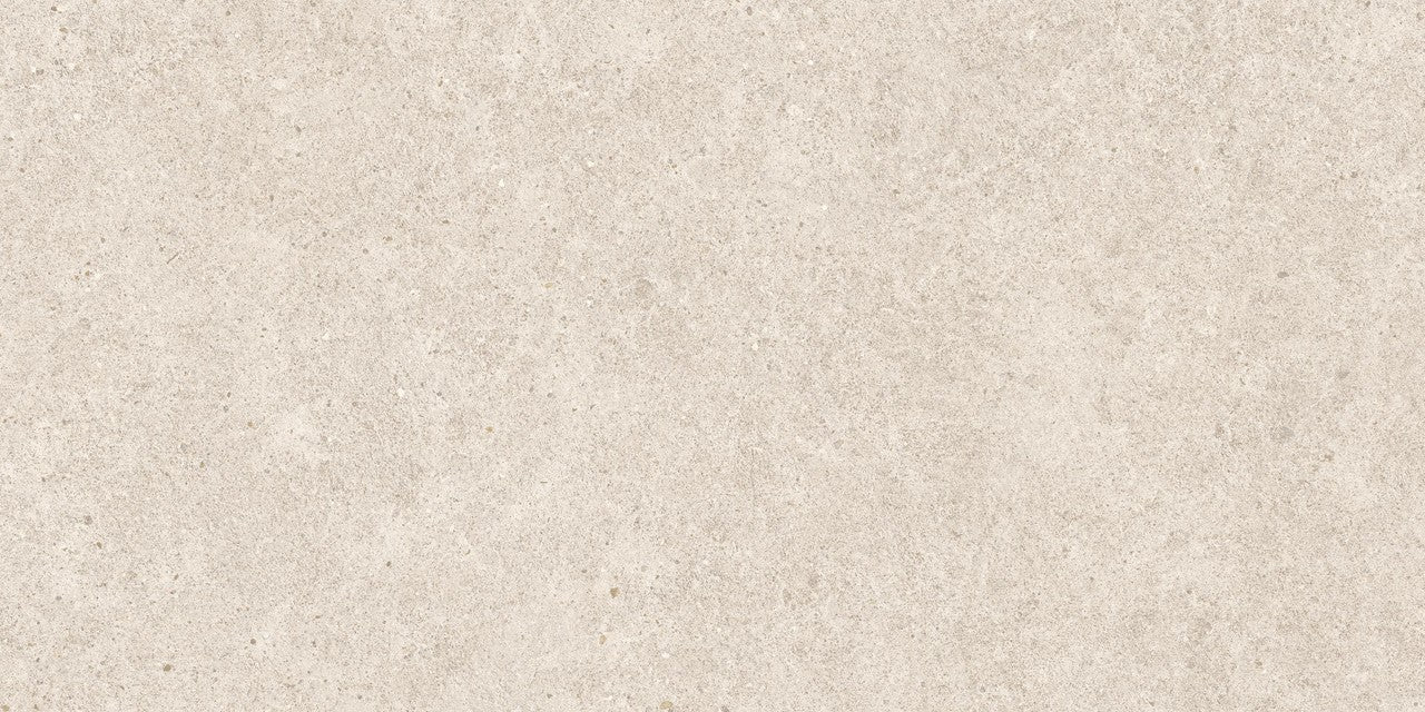 Carrelage effet Pierre Calcaire Blanc Craie 120x60x2 cm Domella - Sol extérieur