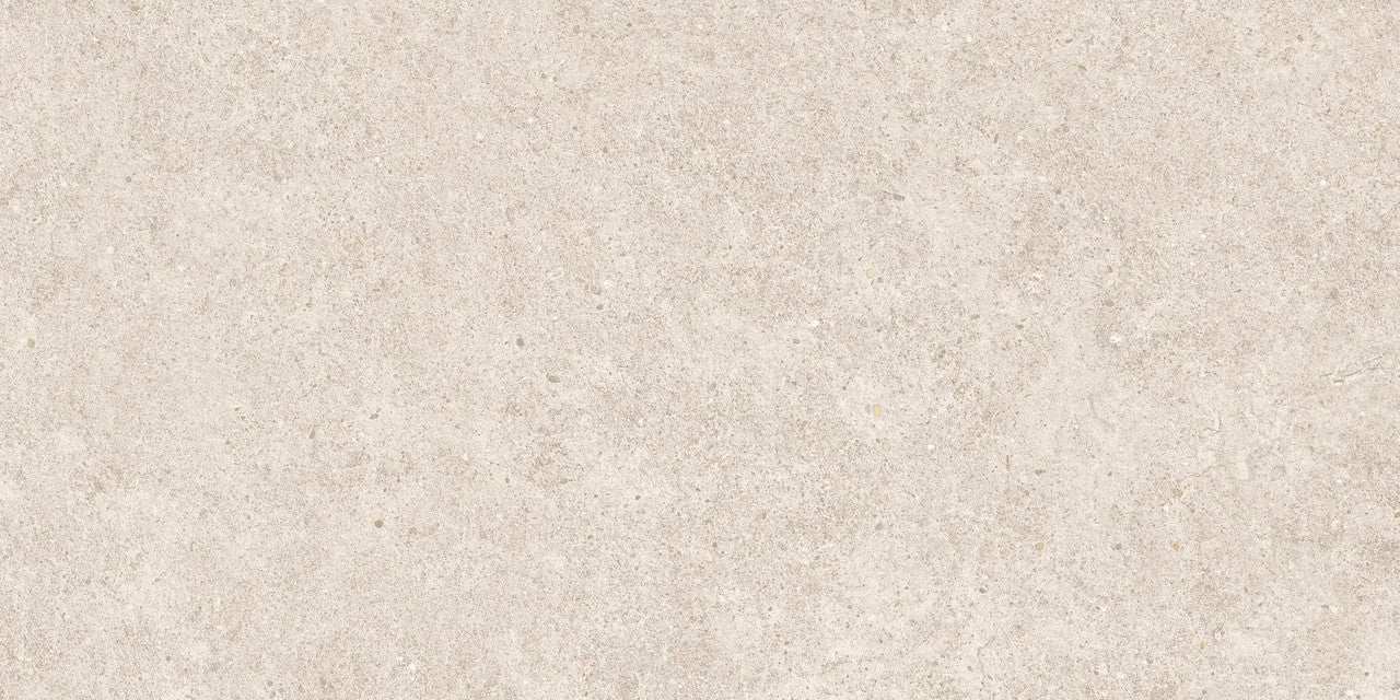 Carrelage effet Pierre Calcaire Blanc Craie 120x60x0,9 cm Mat Domella - Sol et mur intérieur