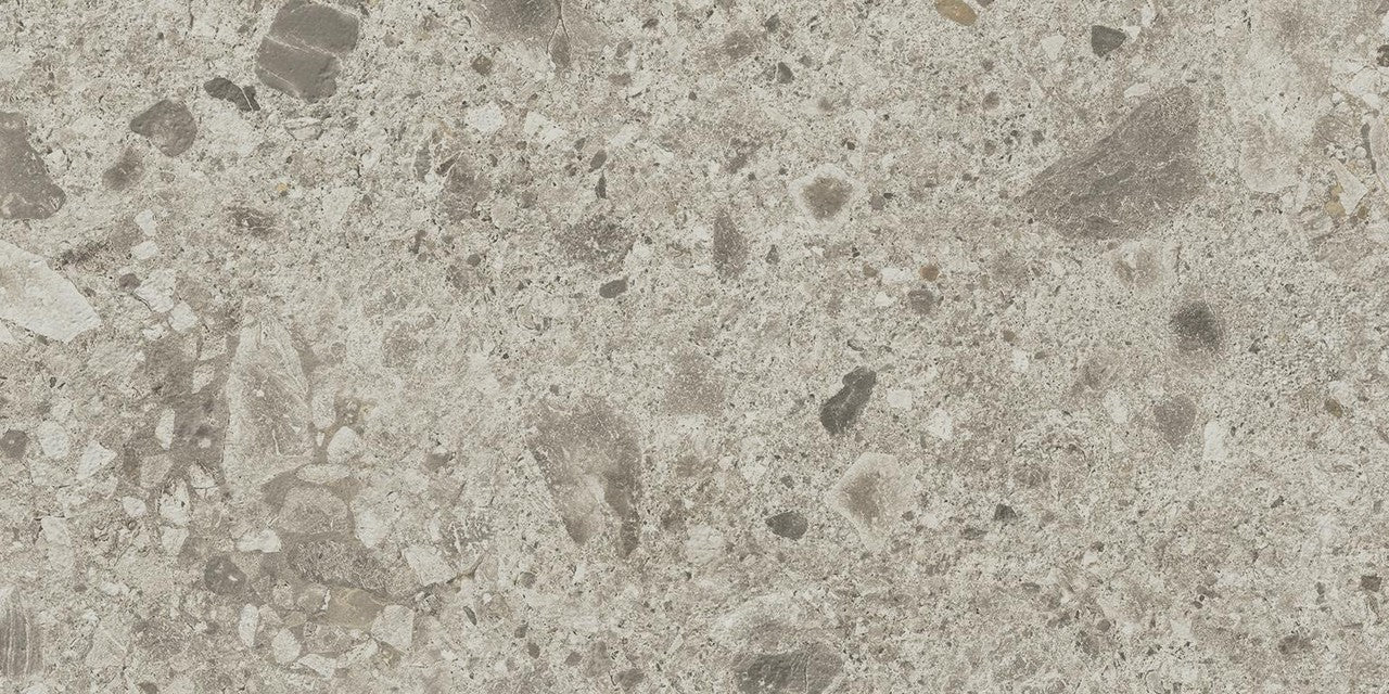 Carrelage effet Pierre Ceppo di Gré Gris Clair 60x30x0,9 cm Massira - Sol extérieur