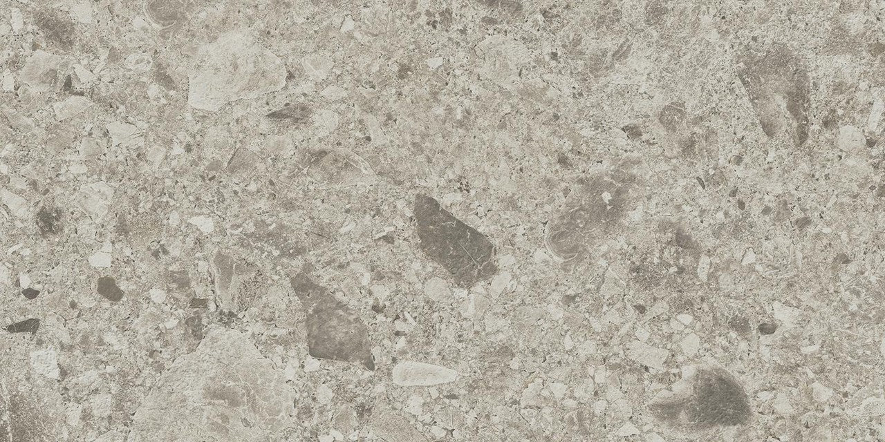 Carrelage effet Pierre Ceppo di Gré Gris Clair 60x30x0,9 cm Mat Massira - Sol et mur intérieur