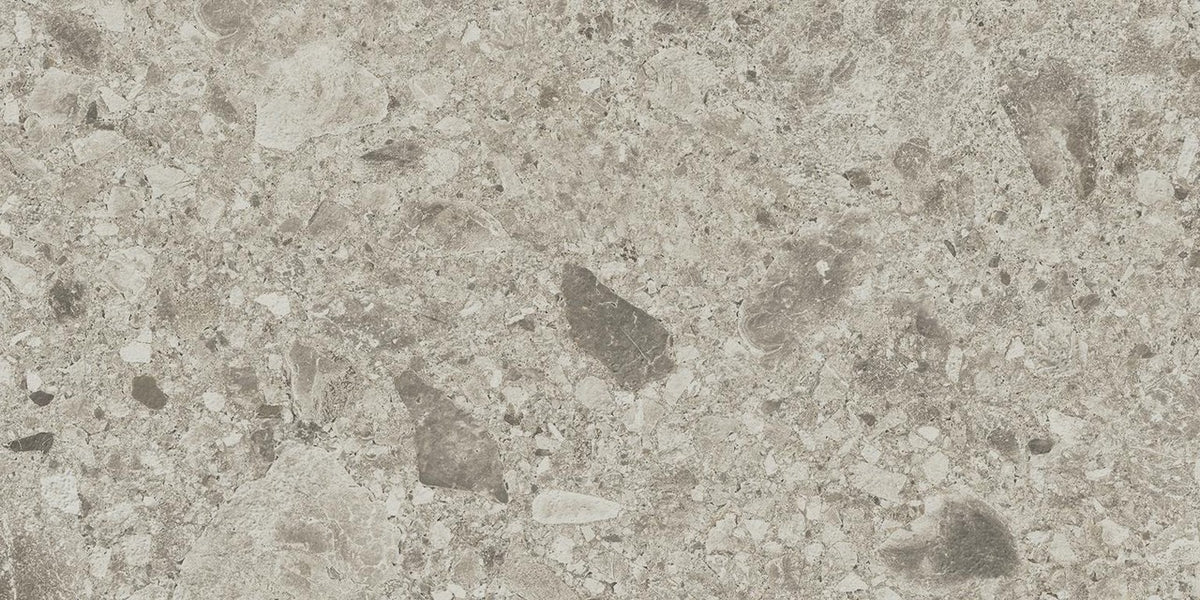 Carrelage effet Pierre Ceppo di Gré Gris Clair 60x30x0,9 cm Mat Massira - Sol et mur intérieur