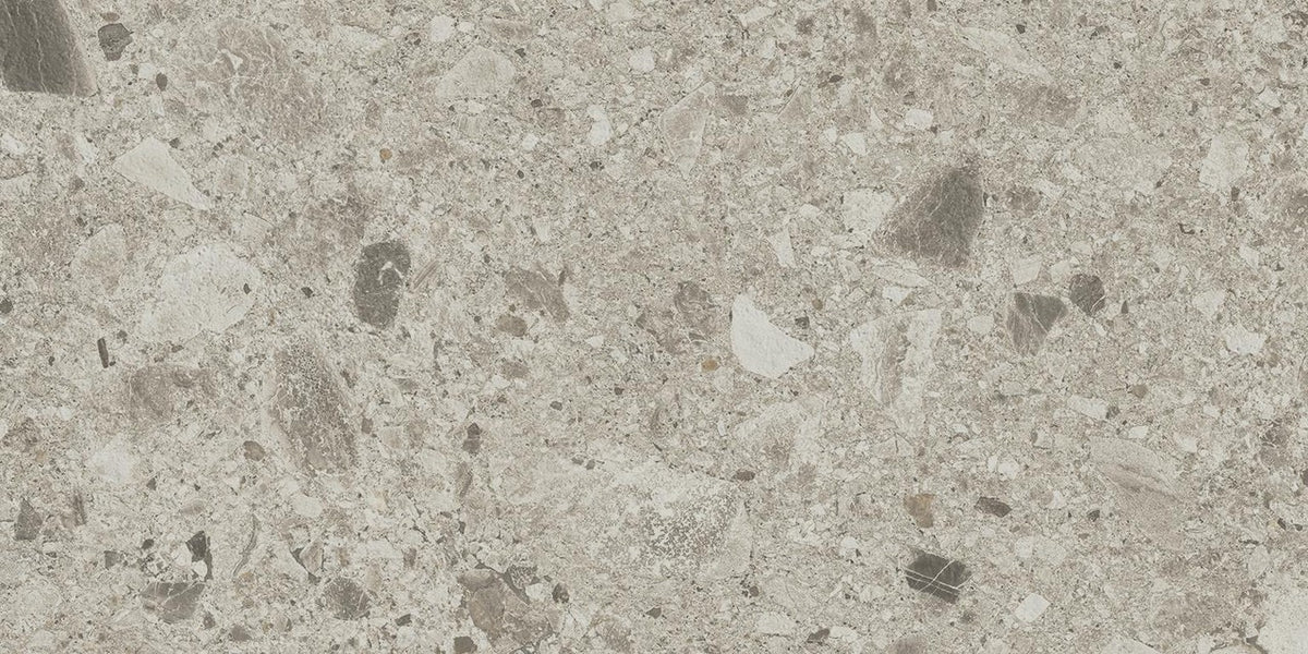 Carrelage effet Pierre Ceppo di Gré Gris Clair 60x30x0,9 cm Mat Massira - Sol et mur intérieur