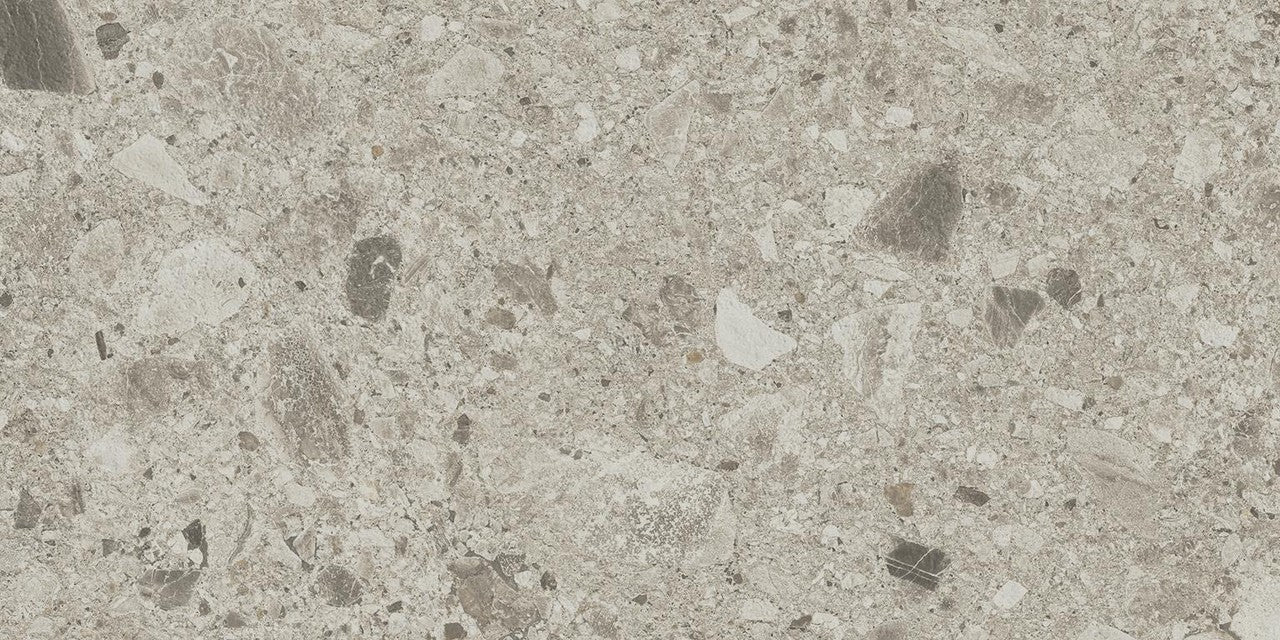 Carrelage effet Pierre Ceppo di Gré Gris Clair 60x30x0,9 cm Mat Massira - Sol et mur intérieur