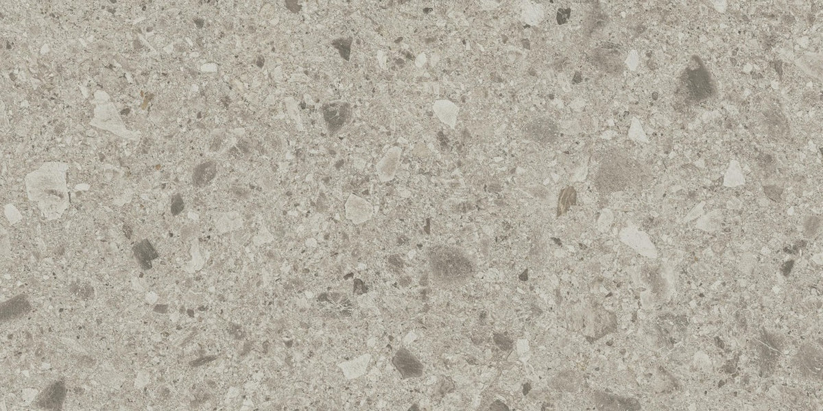 Carrelage effet Pierre Ceppo di Gré Gris Clair 120x60x0,9 cm Mat Massira - Sol et mur intérieur
