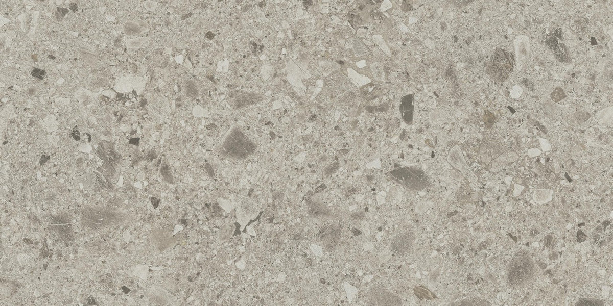 Carrelage effet Pierre Ceppo di Gré Gris Clair 120x60x0,9 cm Mat Massira - Sol et mur intérieur