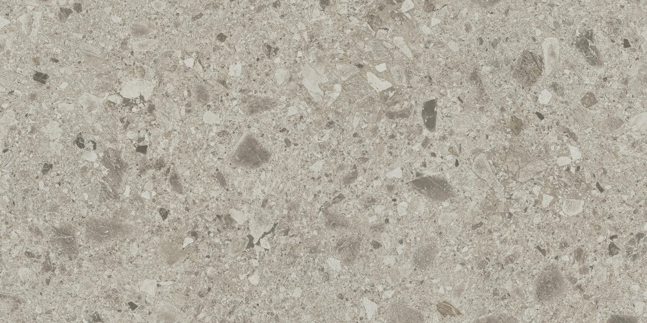 Carrelage effet Pierre Ceppo di Gré Gris Clair 120x60x0,9 cm Mat Massira - Sol et mur intérieur