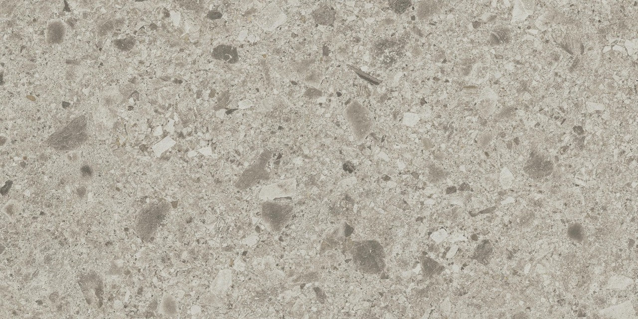 Carrelage effet Pierre Ceppo di Gré Gris Clair 120x60x2 cm Massira - Sol extérieur