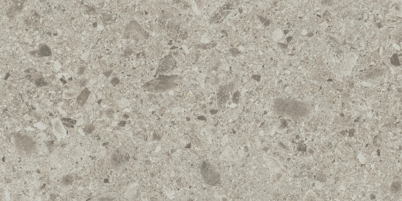 Carrelage effet Pierre Ceppo di Gré Gris Clair 120x60x2 cm Massira - Sol extérieur