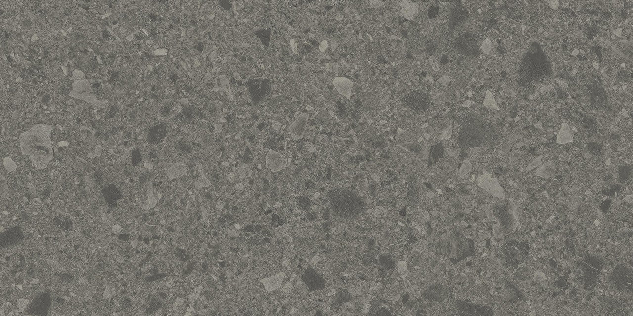 Carrelage effet Pierre Ceppo di Gré Gris Foncé 120x60x2 cm Massira - Sol extérieur