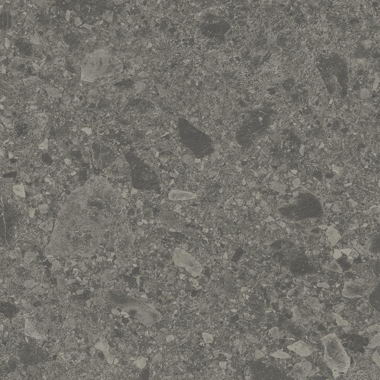 Carrelage effet Pierre Ceppo di Gré Gris Foncé 60x60x0,9 cm Mat Massira - Sol et mur intérieur