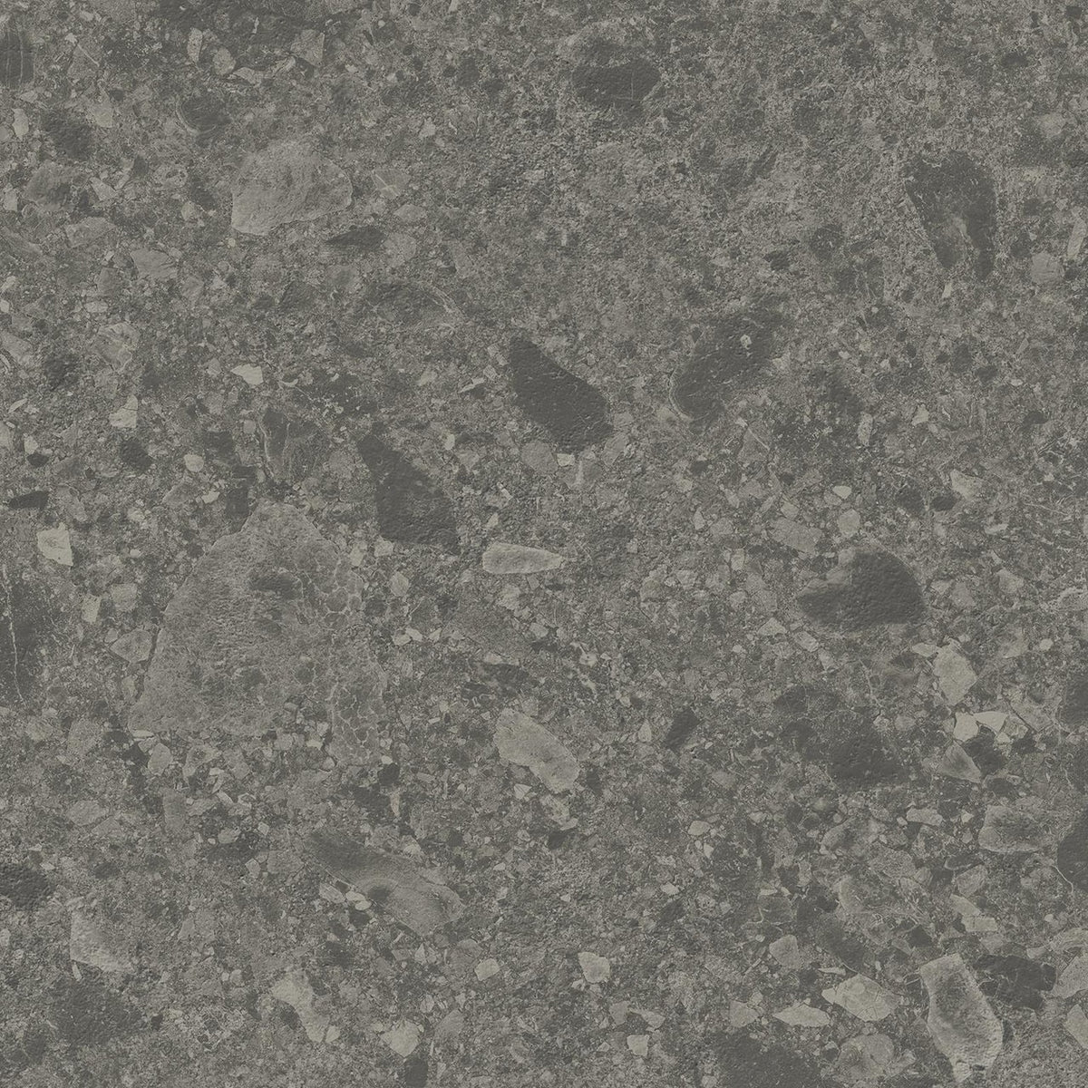 Carrelage effet Pierre Ceppo di Gré Gris Foncé 60x60x0,9 cm Mat Massira - Sol et mur intérieur