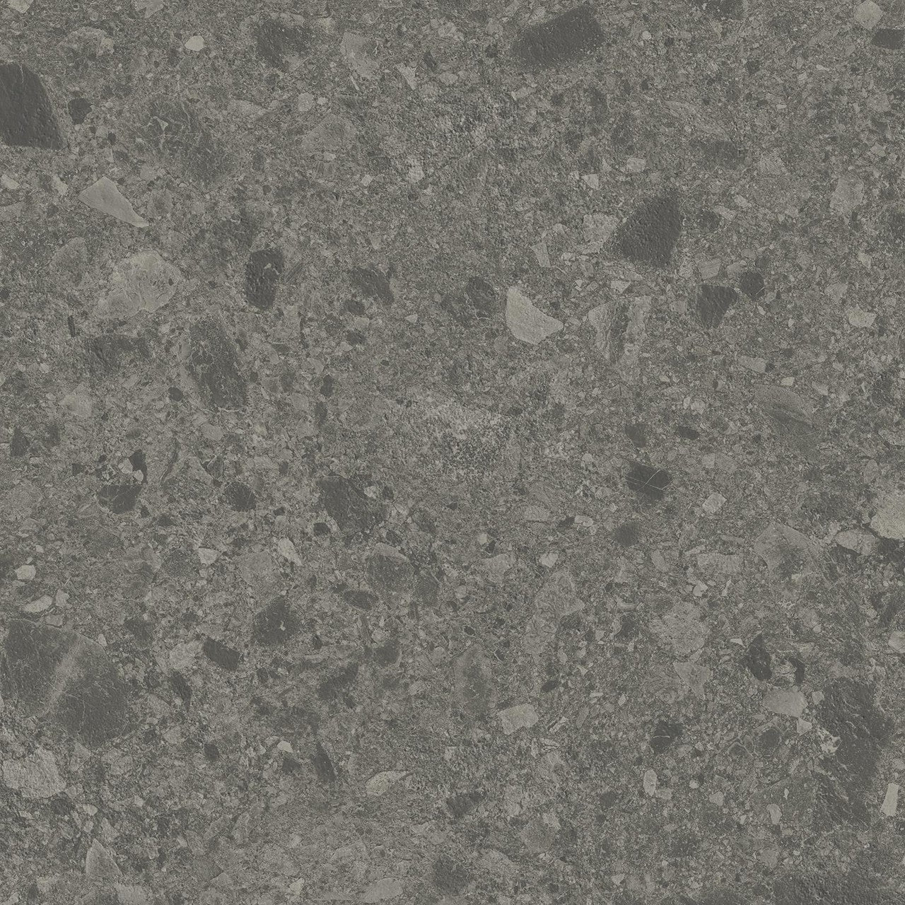Carrelage effet Pierre Ceppo di Gré Gris Foncé 60x60x0,9 cm Mat Massira - Sol et mur intérieur