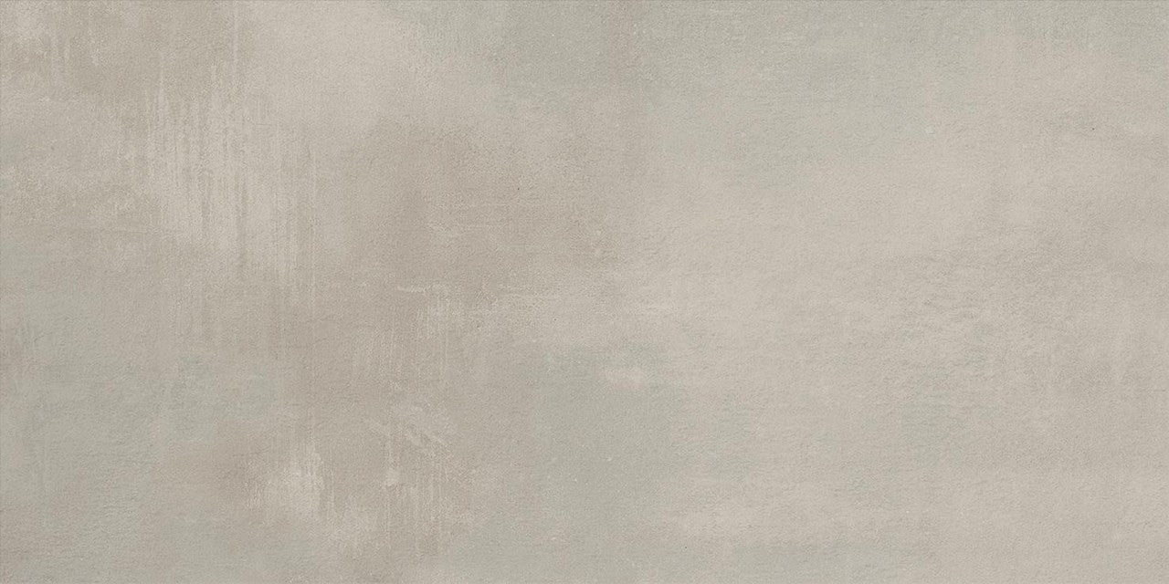 Carrelage effet Béton Gris Brume 60x30x0,9 cm Mat Gravino - Sol et mur intérieur