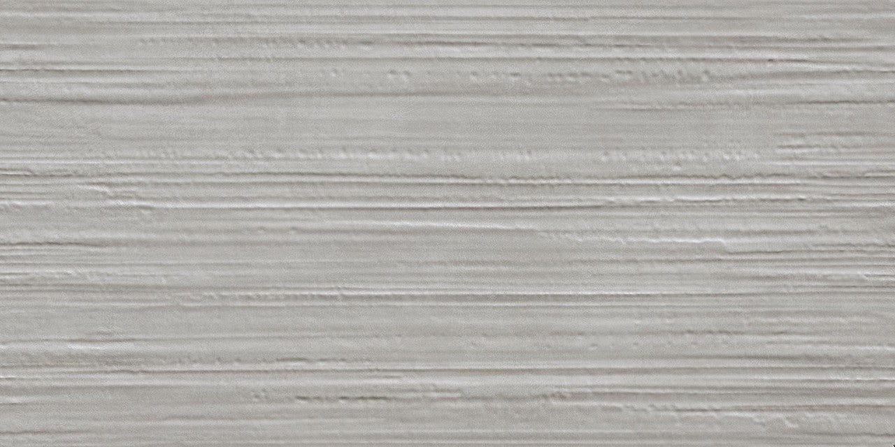Carrelage effet Béton 3D Gris Brume Line 80x40x1 cm Mat Gravino - Mur intérieur