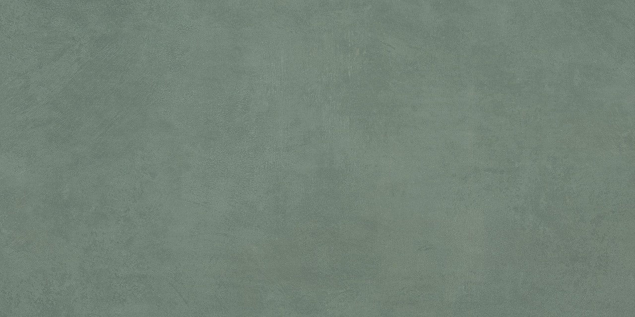 Carrelage effet Béton Vert Sauge 80x40x0,85 cm Mat Gravino - Mur intérieur