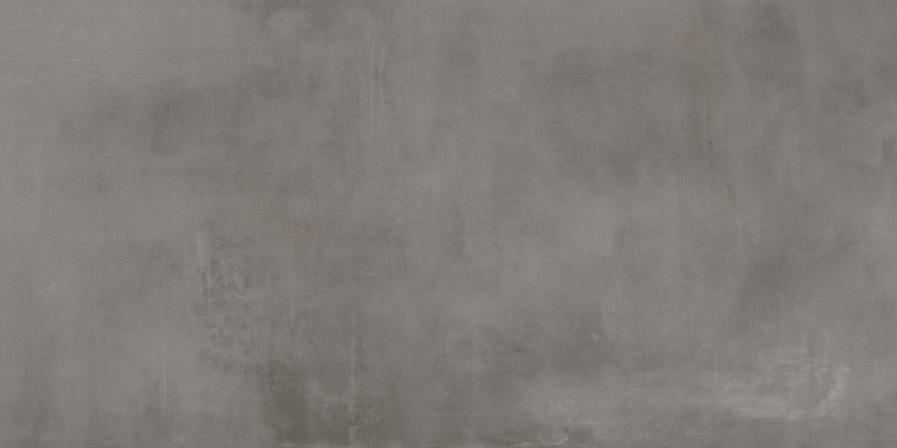 Carrelage effet Béton Gris Ombre 240x120x0,9 cm Mat Gravino - Mur intérieur