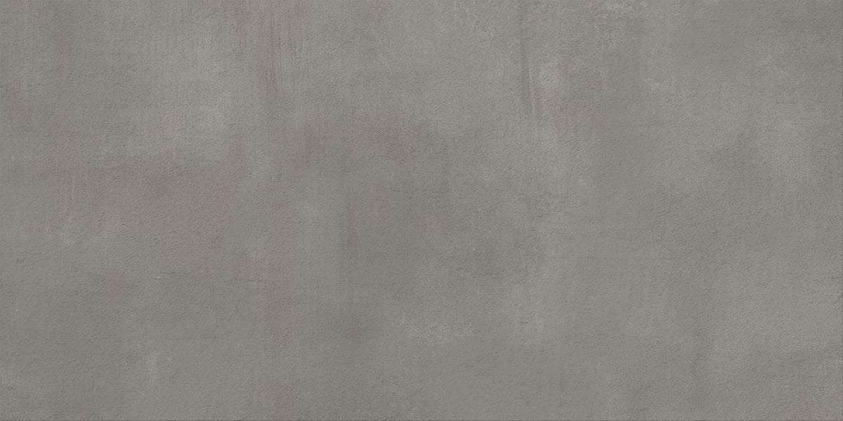 Carrelage effet Béton Gris Ombre 60x30x0,9 cm Mat Gravino - Sol et mur intérieur