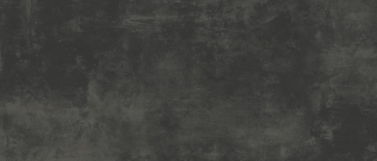 Carrelage effet Béton Gris Nuit 278x120x0,6 cm Mat Gravino - Mur intérieur