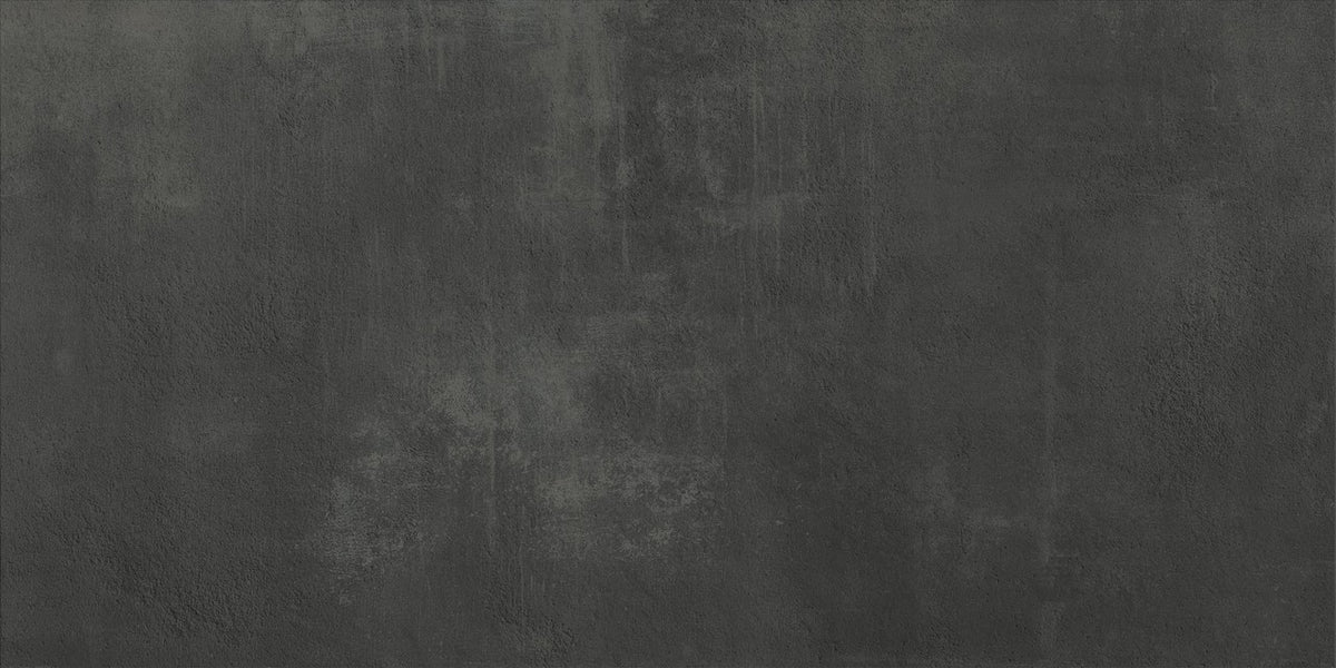 Carrelage effet Béton Gris Nuit 120x60x2 cm Gravino - Sol extérieur