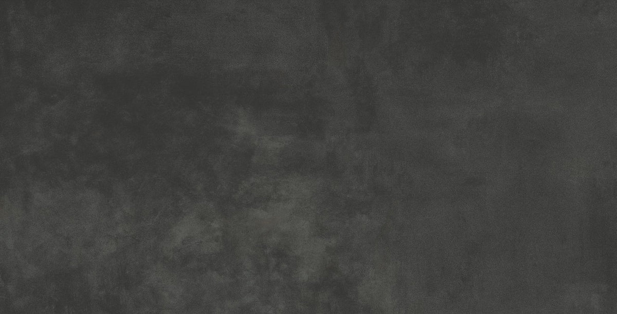 Carrelage effet Béton Gris Nuit 150x75x0,9 cm Mat Gravino - Sol et mur intérieur
