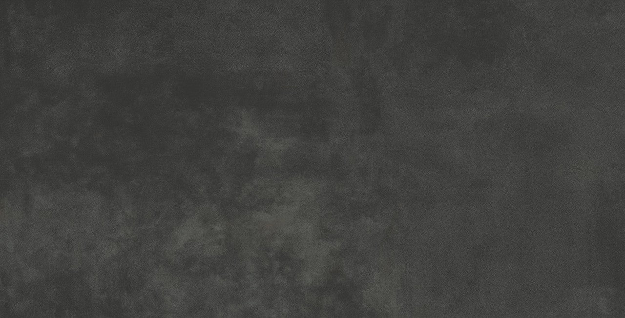 Carrelage effet Béton Gris Nuit 150x75x0,9 cm Mat Gravino - Sol et mur intérieur