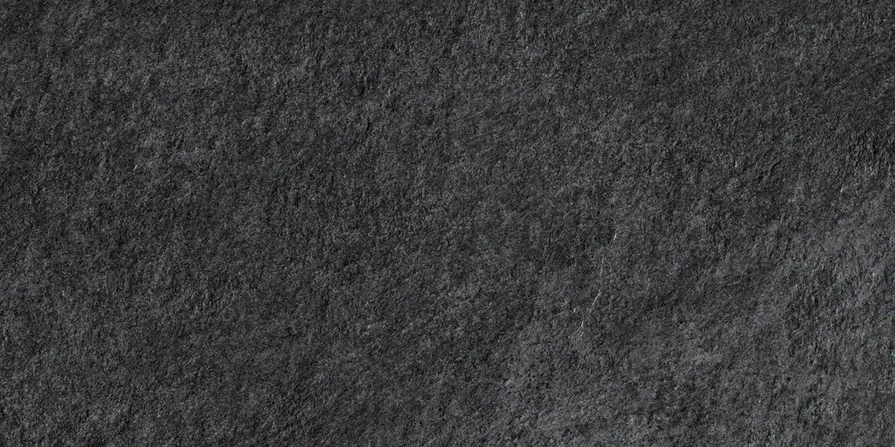 Carrelage effet Pierre Quartzite Gris Dark  60x30x0,9 cm Mat Teravio - Sol et mur intérieur